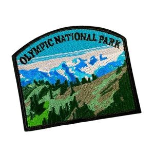 Olympic National Park Patch Iron On Patches Washington National Parks DIY New